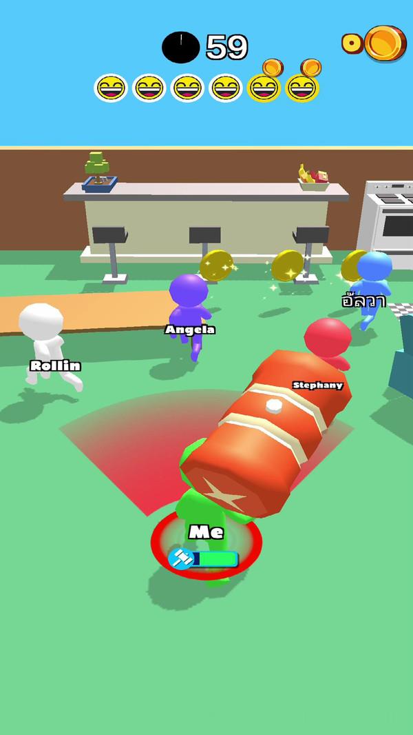 躲猫猫的火柴人游戏