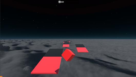 在天空中奔跑游戏