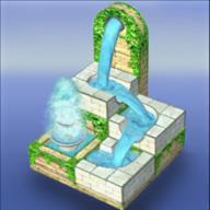 流水喷泉3D拼图