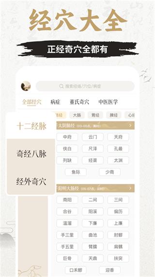 知源经络穴位