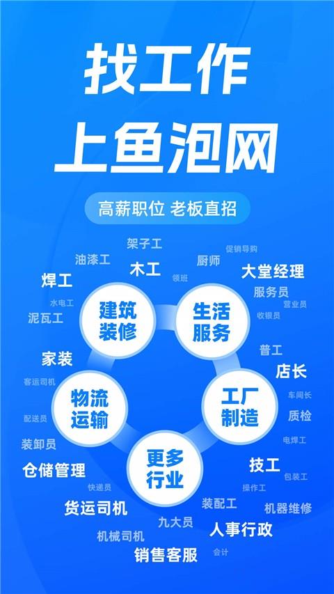 鱼泡网全国建筑工地招工平台