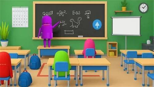 坏学生校园混乱