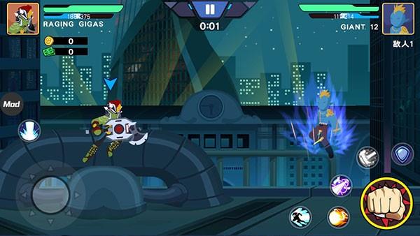 火柴人超级英雄战争内置MOD菜单