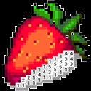 草莓数字填色像素涂色