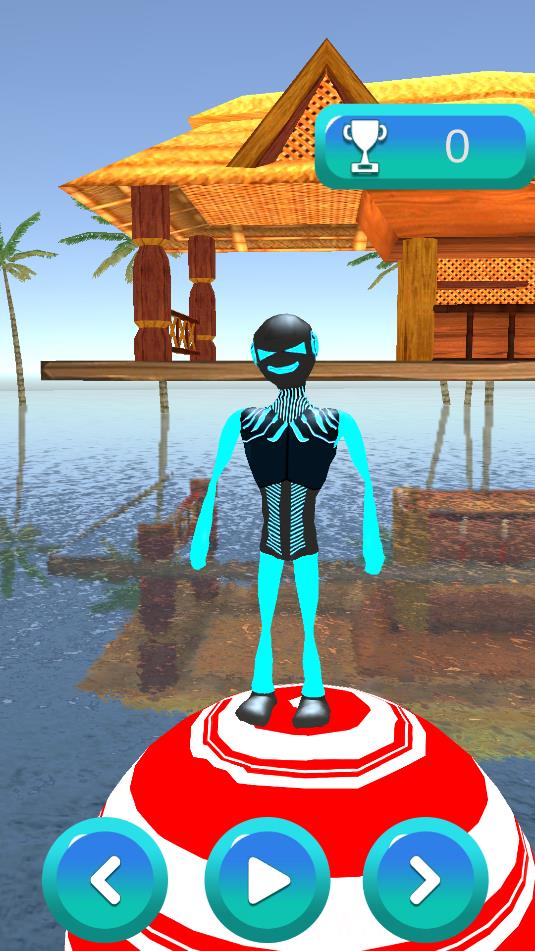 空闲棒翻转跳跃